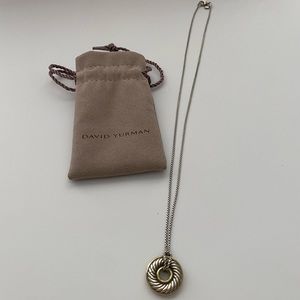 David Yurman authentic necklace gold and silver used